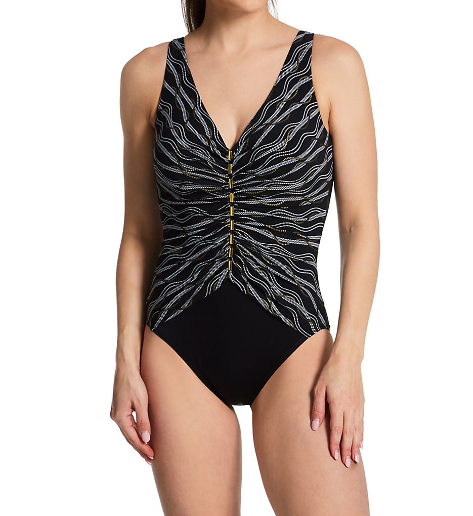 Miraclesuit Linked In Charmer One Piece Swimsuit