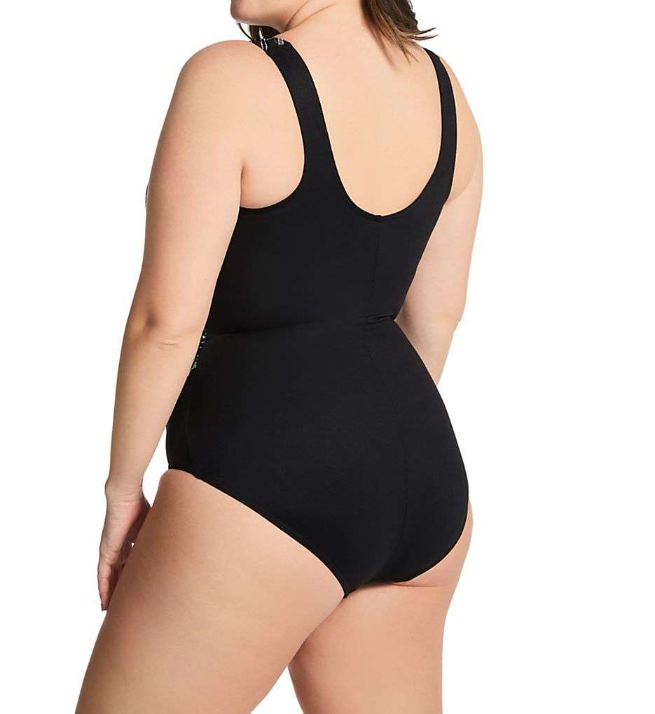 Miraclesuit Plus Size Linked In Oceanus One Piece Swimsuit