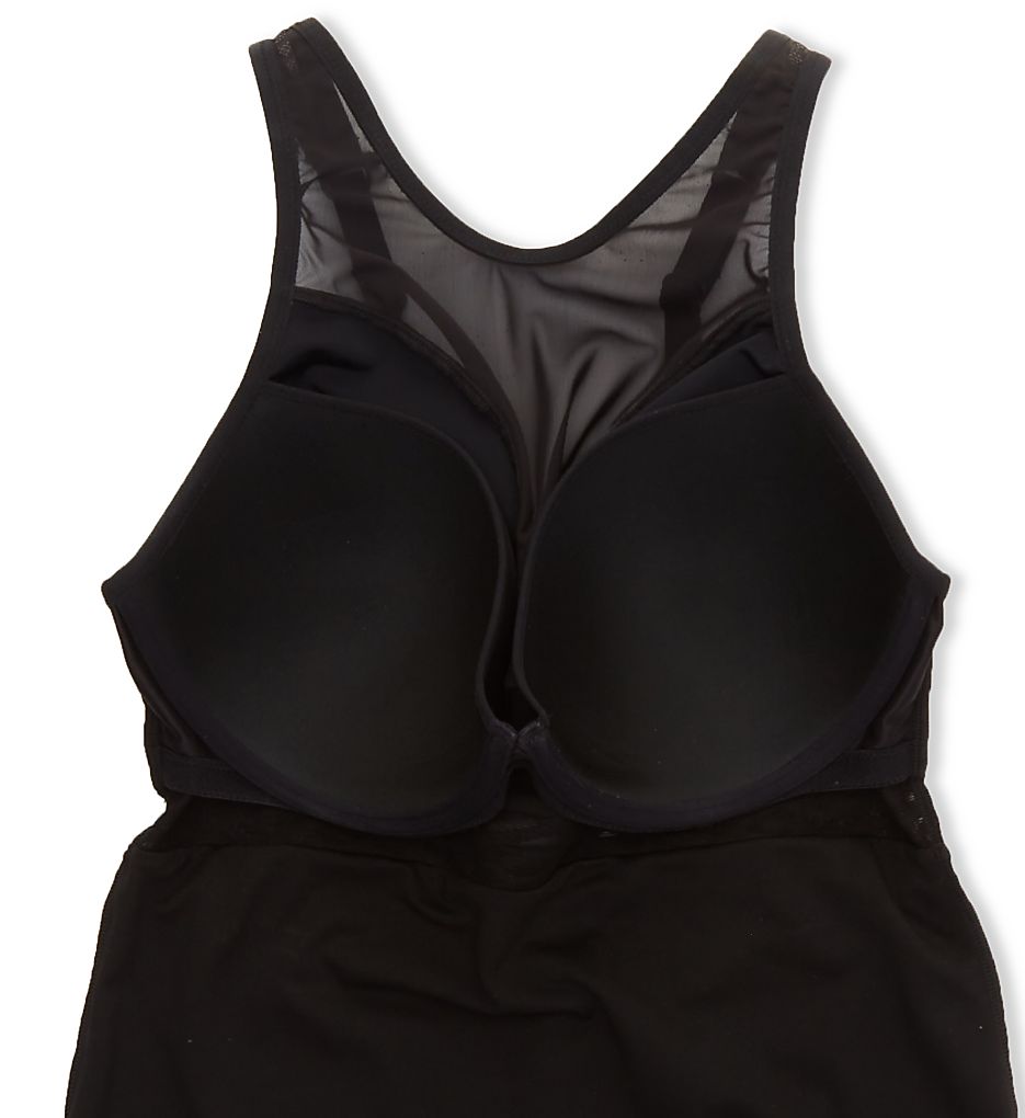 Panache Onyx Chic Moulded Plunge One Piece Swimsuit