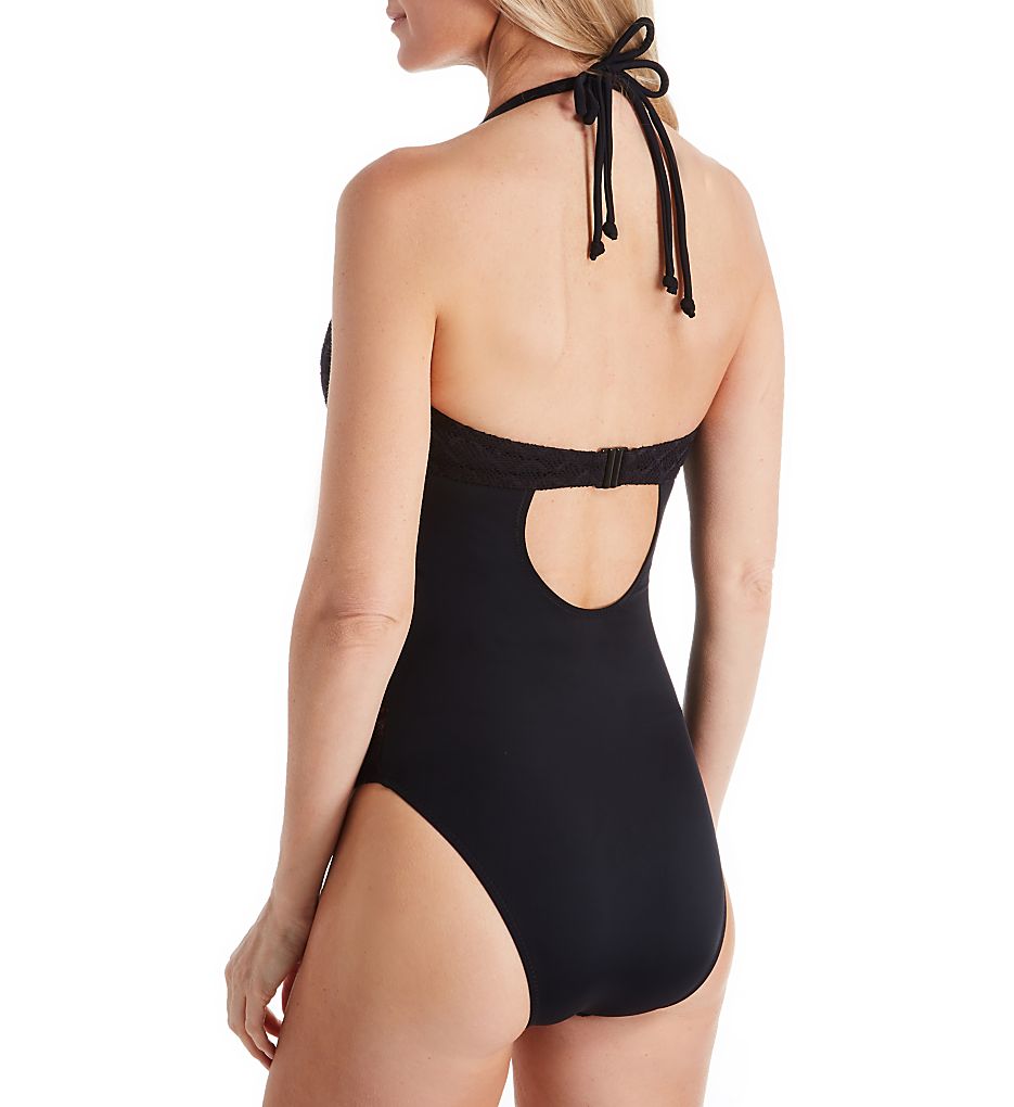 Pour Moi Castaway Halter Underwire One Piece Swimsuit