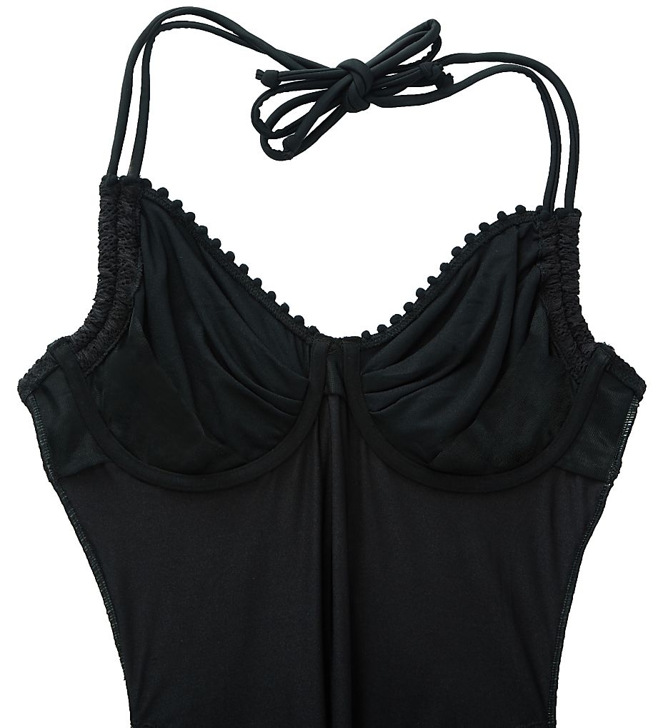 Pour Moi Castaway Halter Underwire One Piece Swimsuit