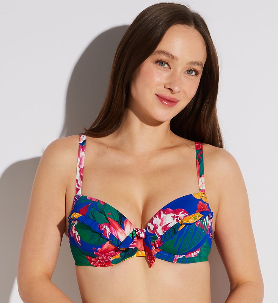 Pour Moi Antigua Frill Padded Underwire Swim Top
