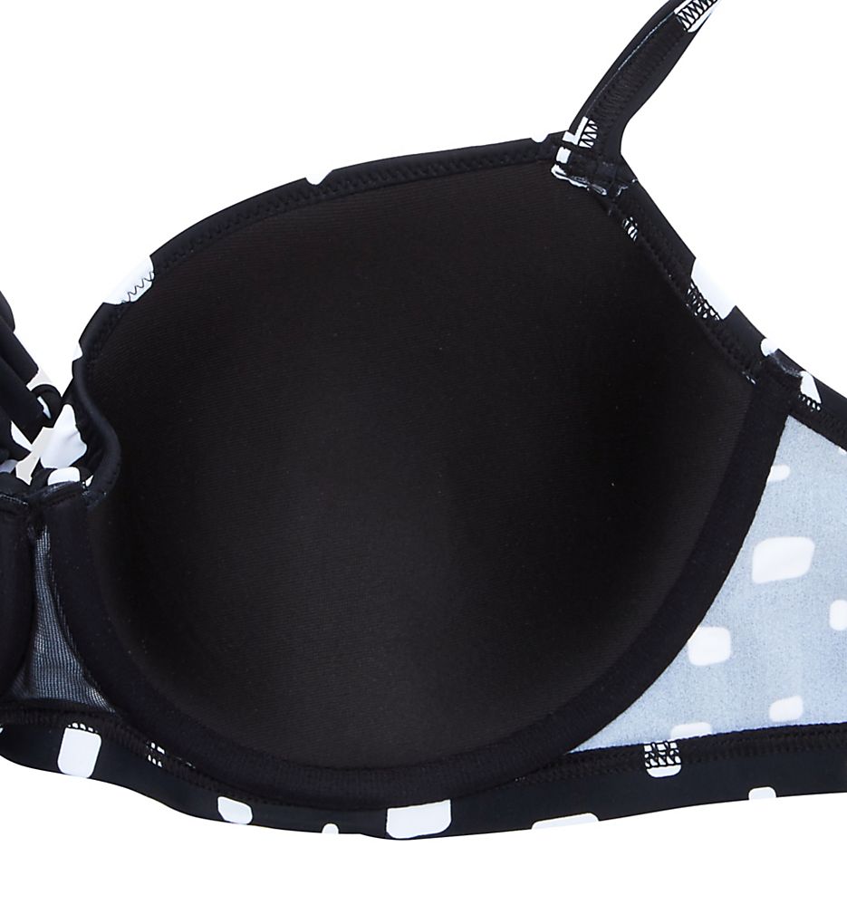 Pour Moi Cascade Underwire Lightly Padded Frill Swim Top