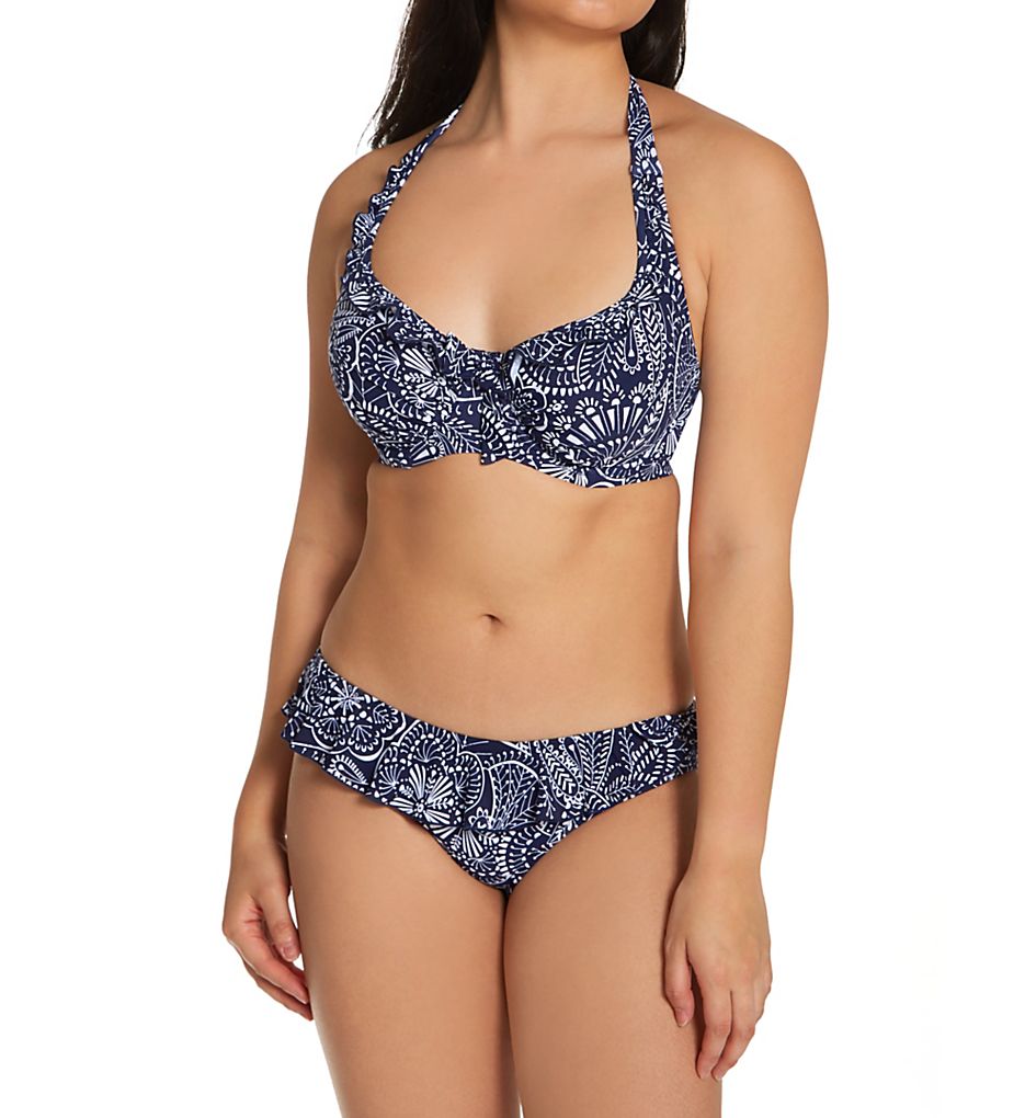 Pour Moi Hot Spots Halter Underwire Bikini Swim Top