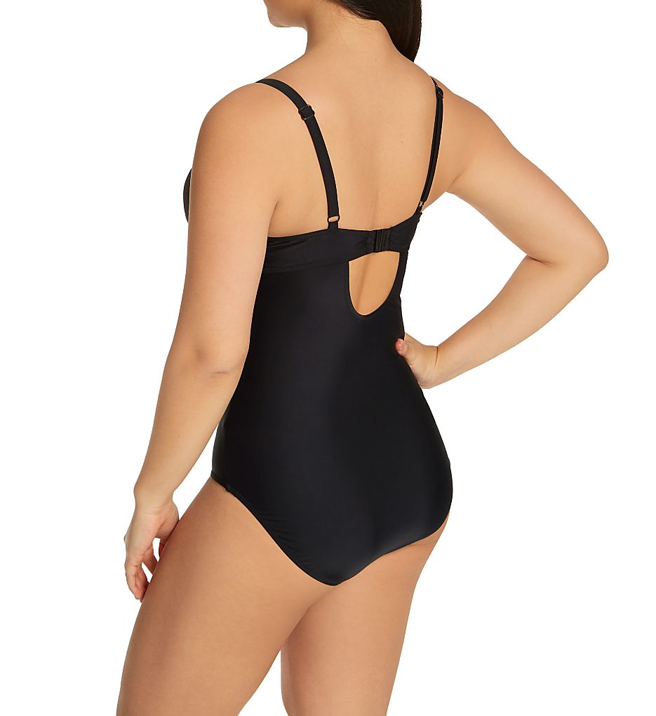 Pour Moi Splash Padded Underwire Control One Piece Swimsuit