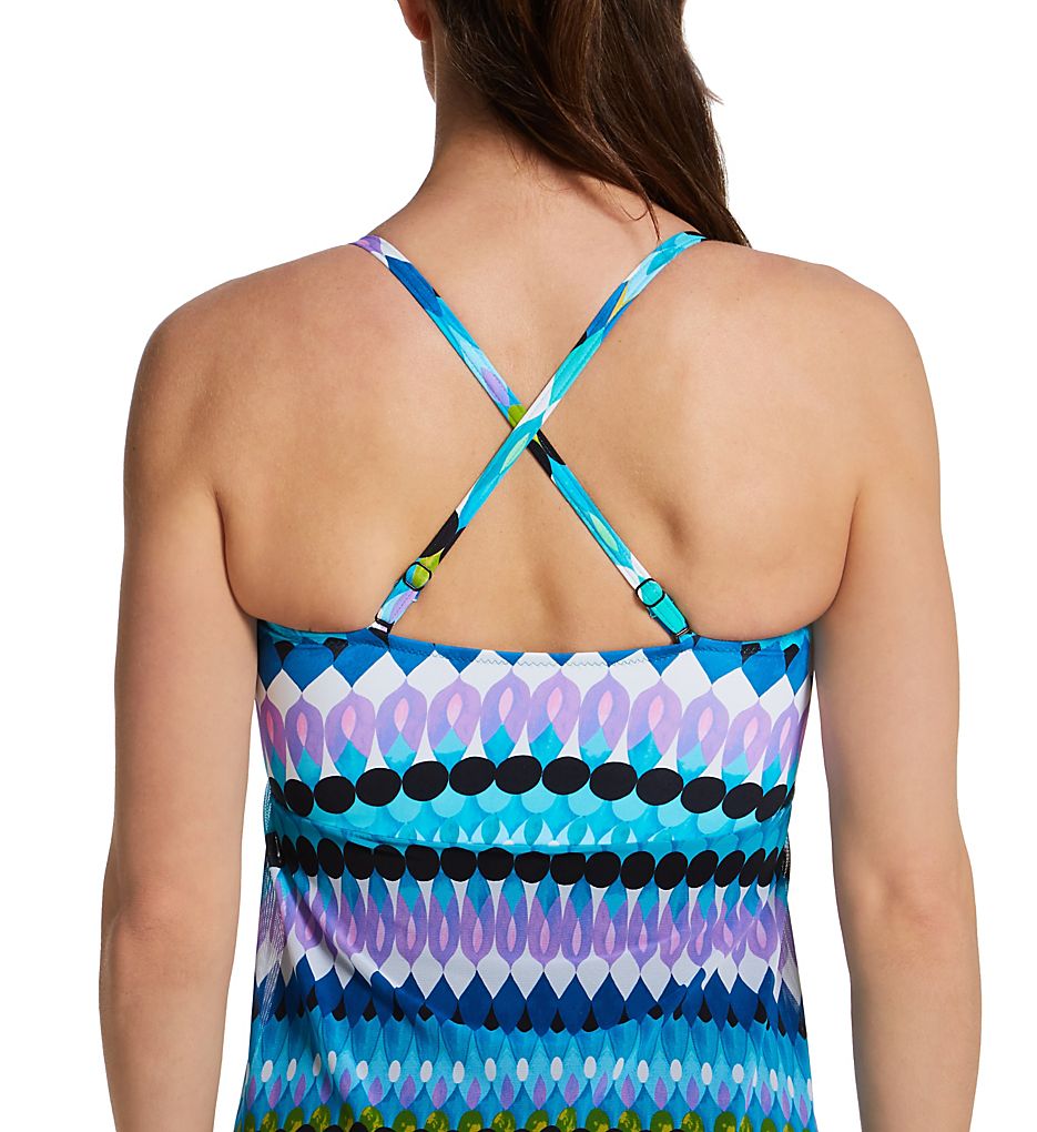  Moroccan Escape Bandeau Flyaway 1 Pc Swimsuit