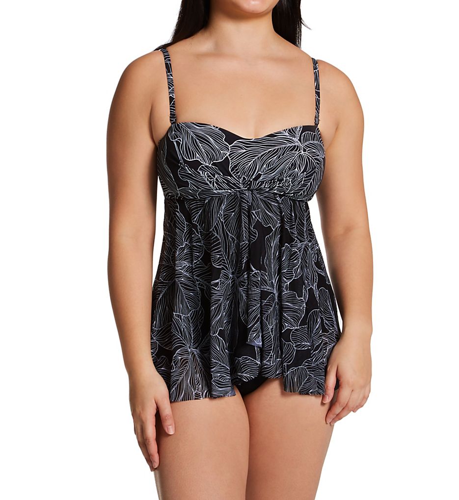  Soiree Bandeau Flyaway Swim Dress