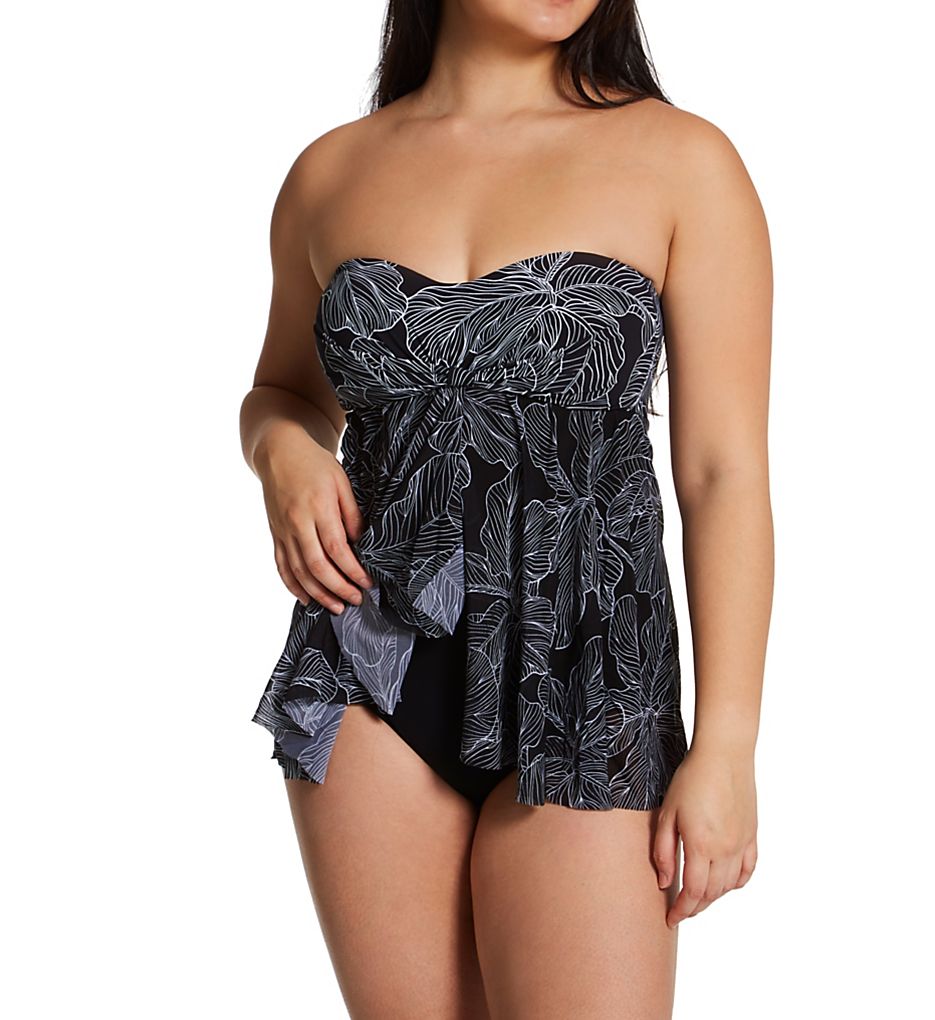  Soiree Bandeau Flyaway Swim Dress