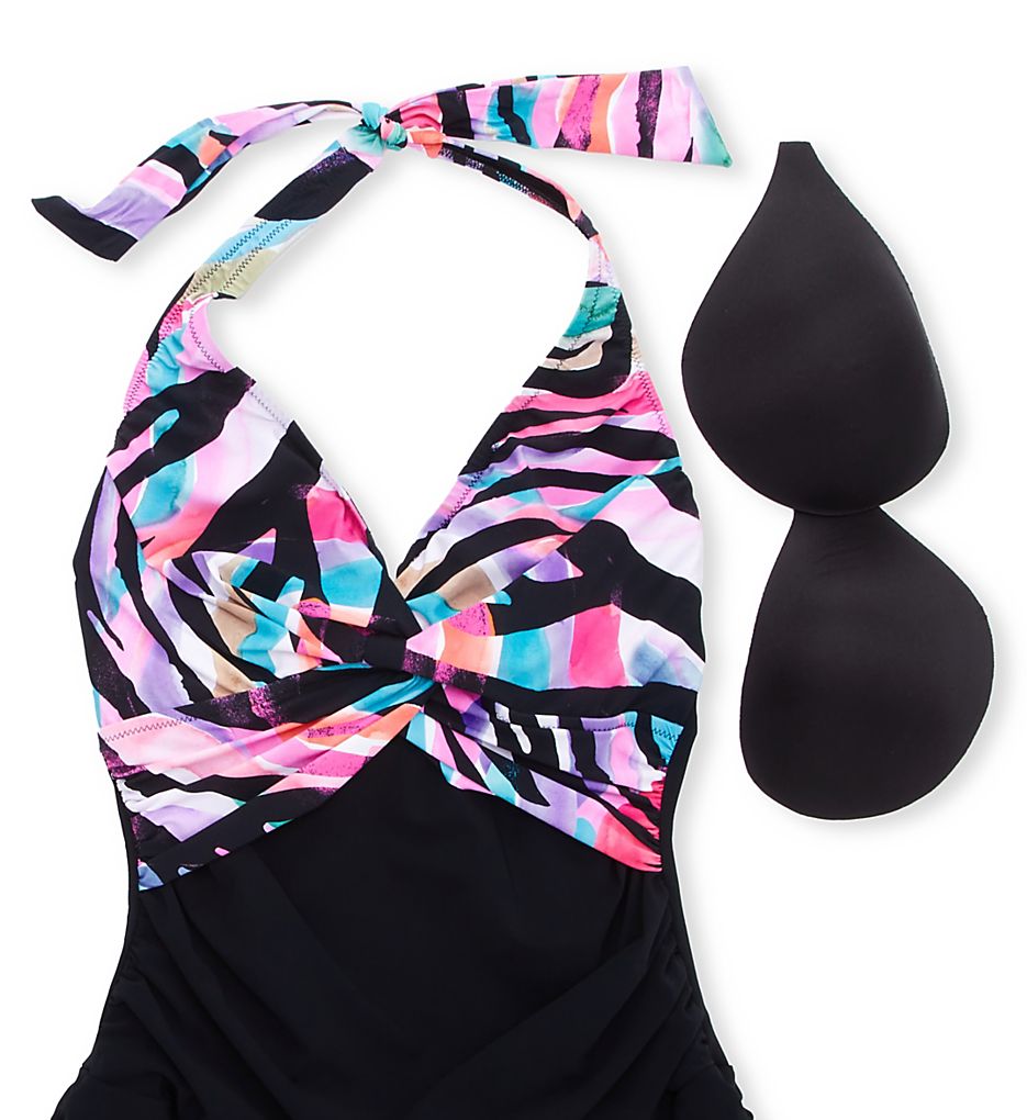  Wild Parade Halter Swim Dress One Piece