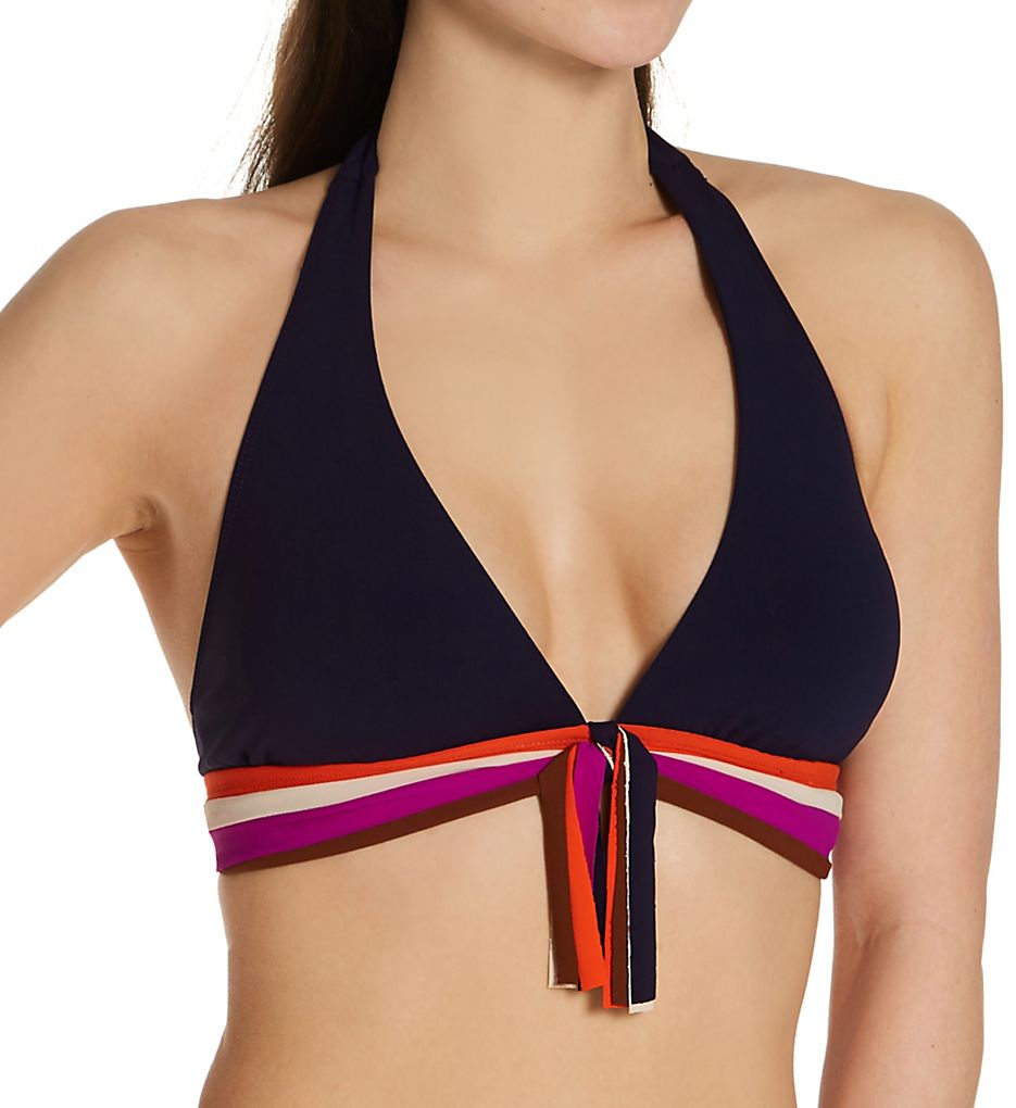  Billie Front Tassel Halter Swim Top