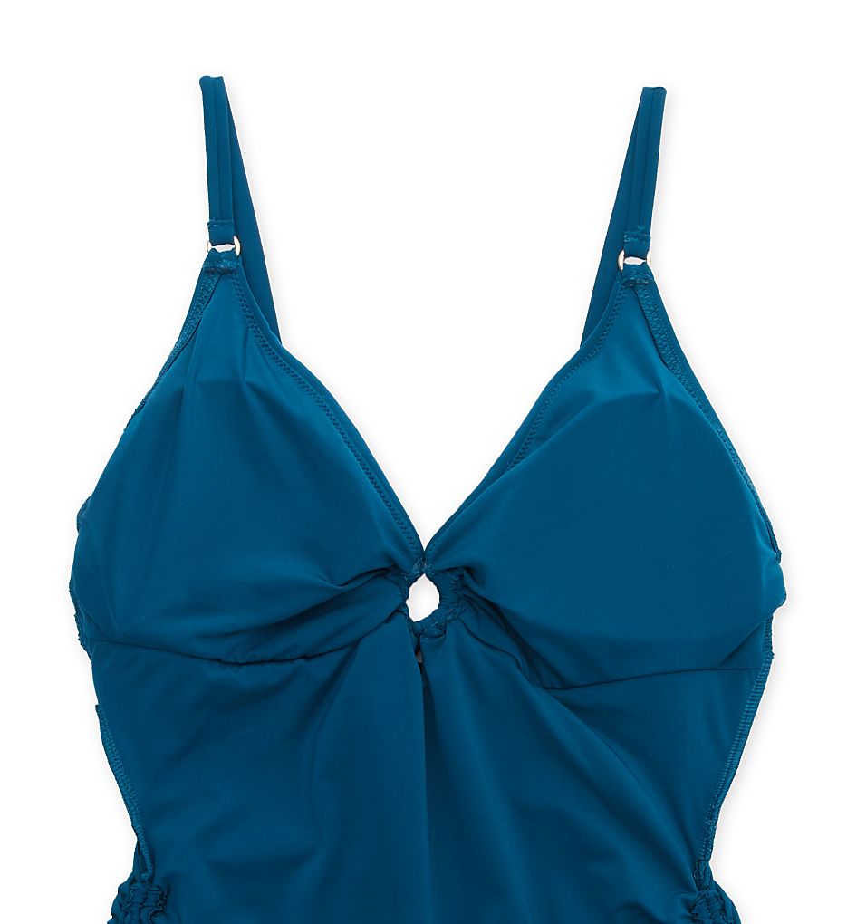 Aubrey Keyhole Side Adjust One Piece Swimsuit