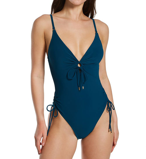  Aubrey Keyhole Side Adjust One Piece Swimsuit