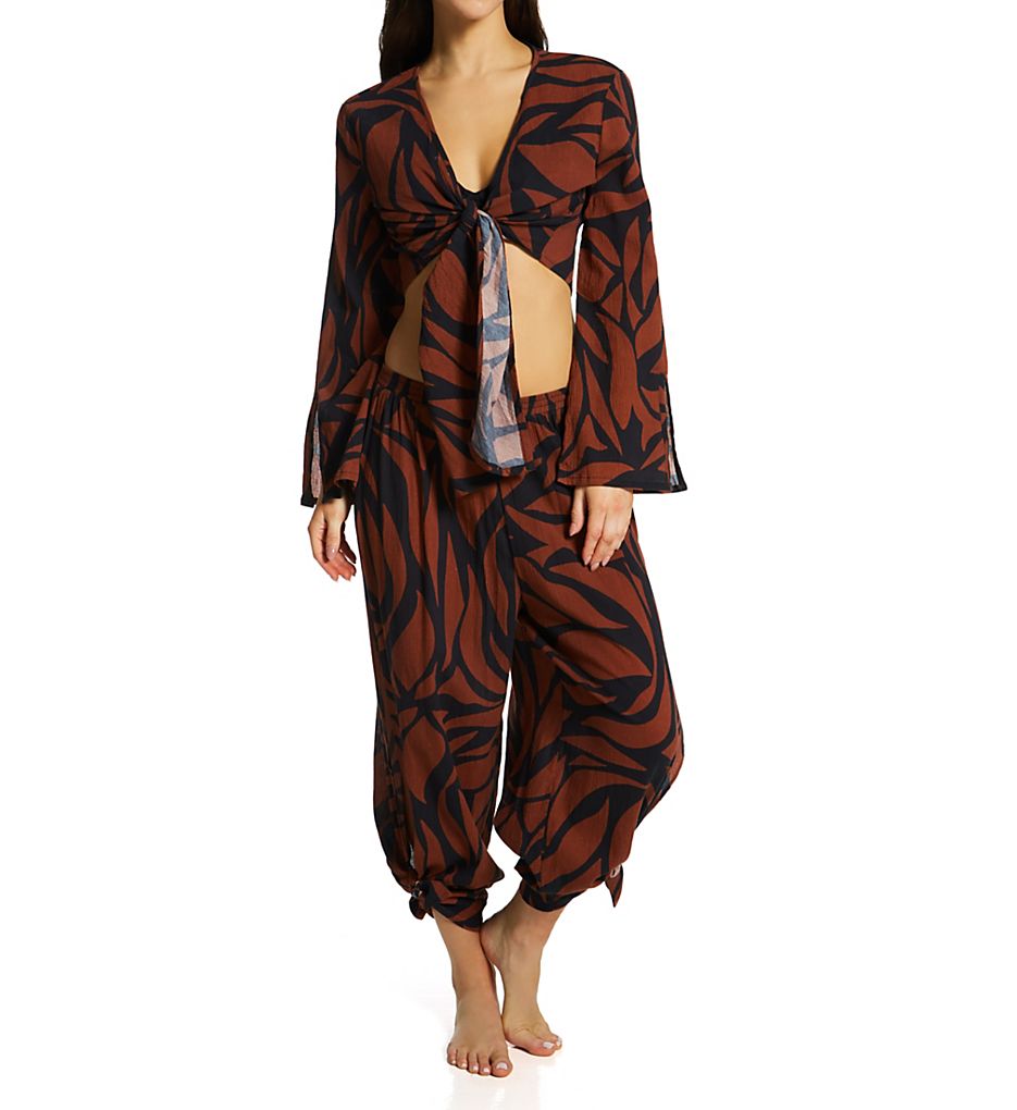 Sanctuary Abstract Animal Knot Front Top Cover Up