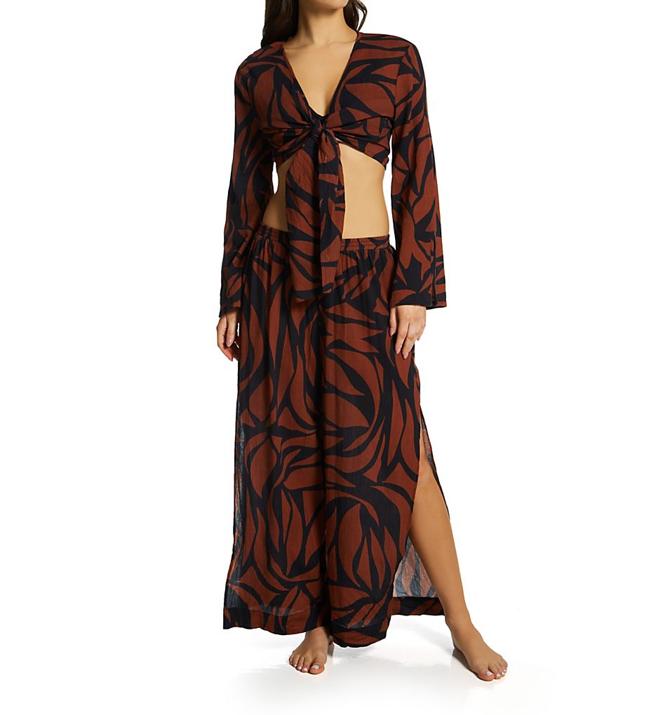 Sanctuary Abstract Animal Knot Front Top Cover Up