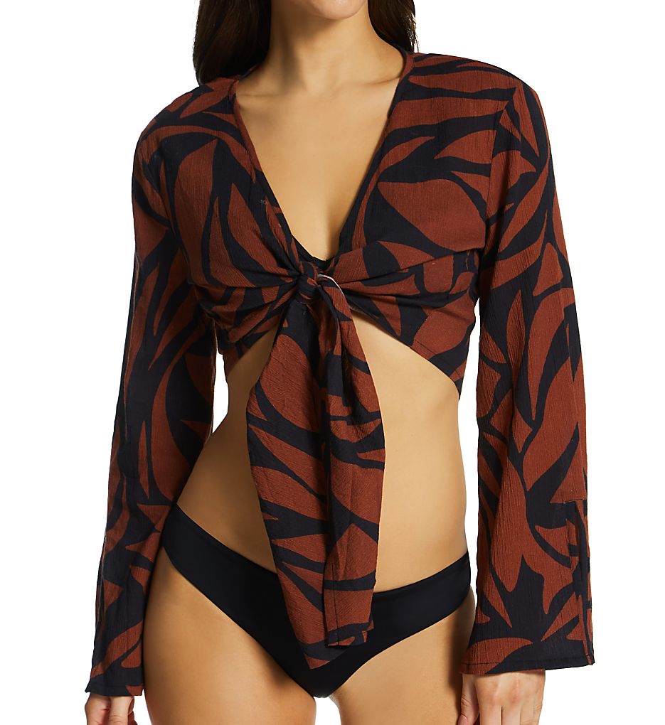 Sanctuary Abstract Animal Knot Front Top Cover Up
