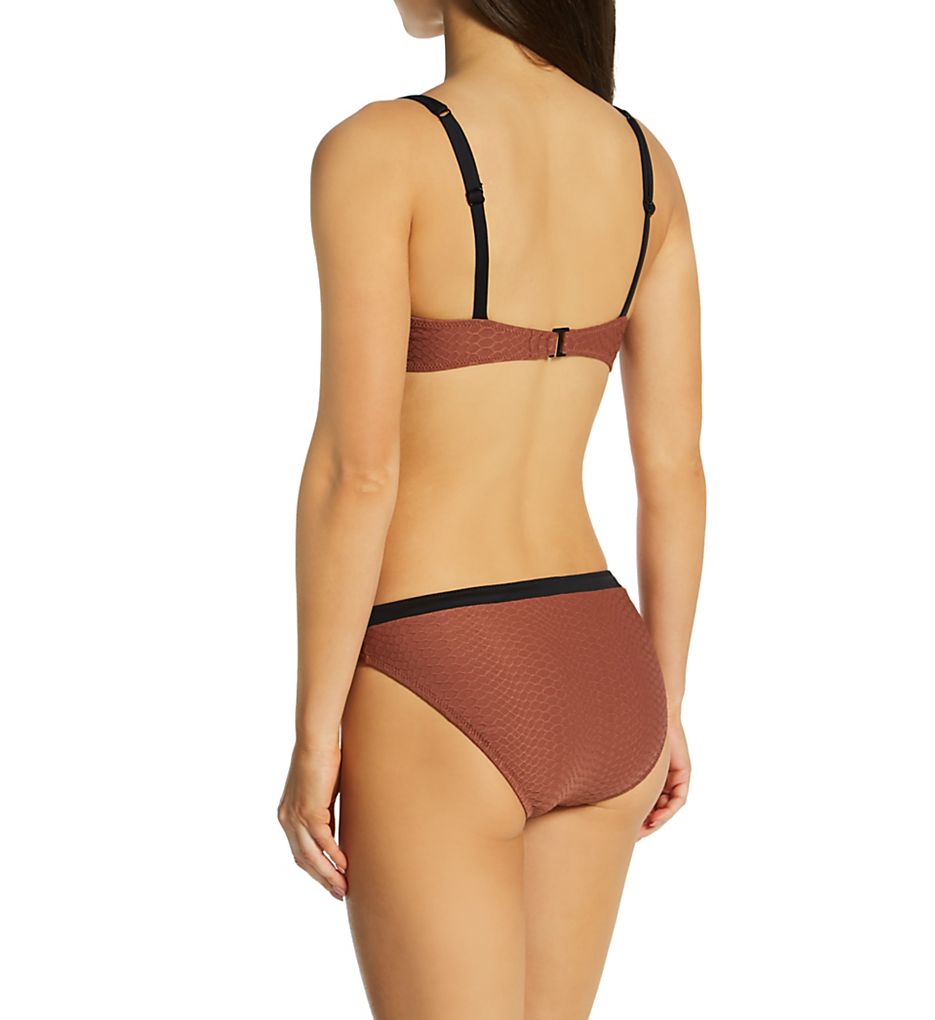 Sanctuary Snake Bite Mod Square Neck Monokini Swimsuit