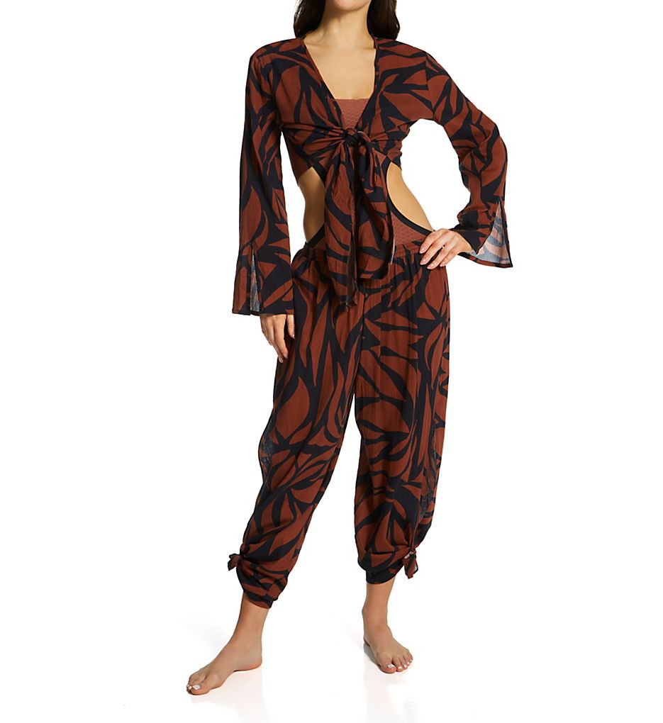 Sanctuary Snake Bite Mod Square Neck Monokini Swimsuit