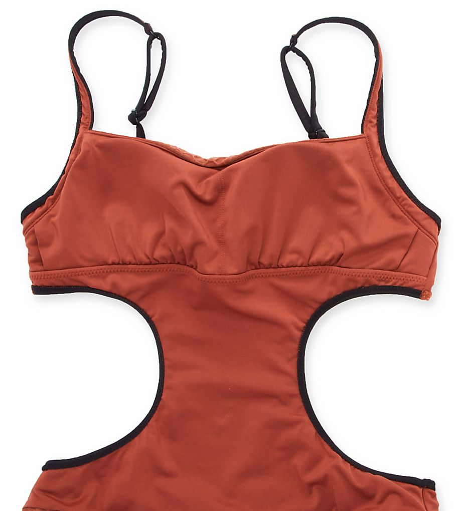 Sanctuary Snake Bite Mod Square Neck Monokini Swimsuit