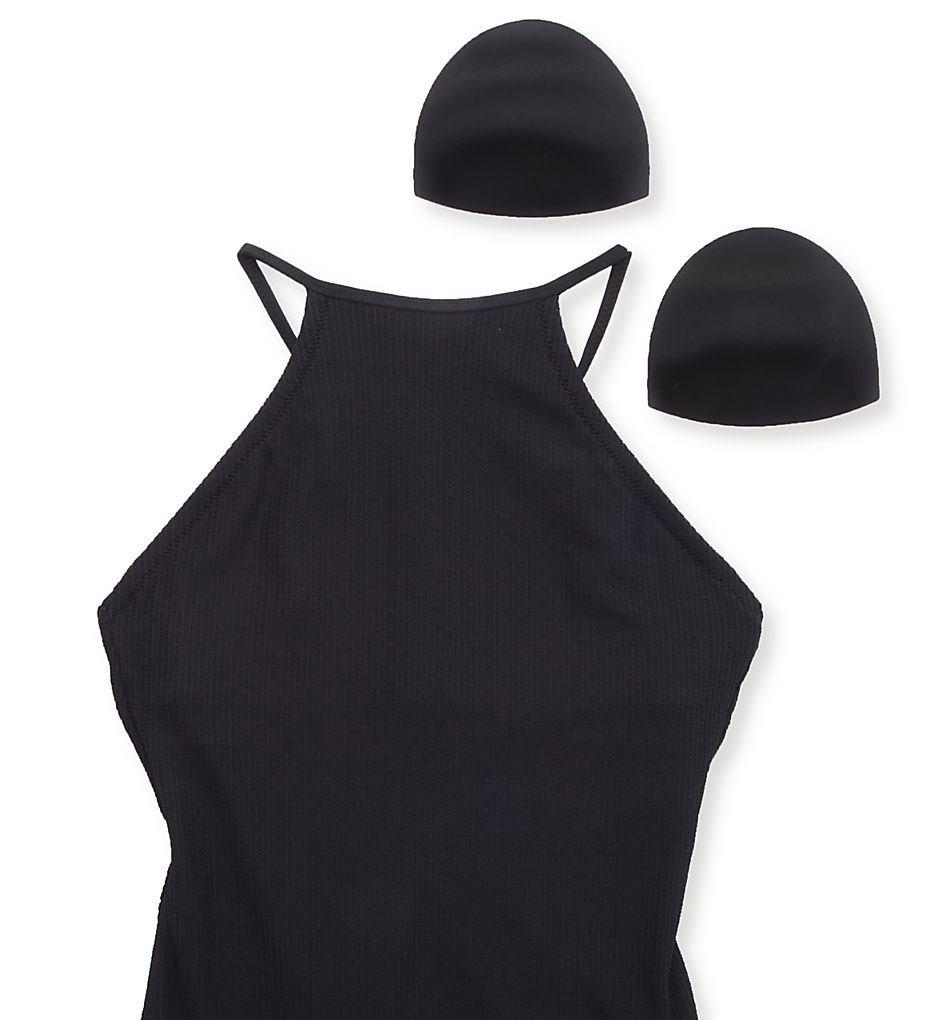 Sanctuary Sandbar Solids High Neck Mio One Piece Swimsuit