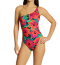 Sanctuary Savage Gardener One Shoulder One Piece Swimsuit