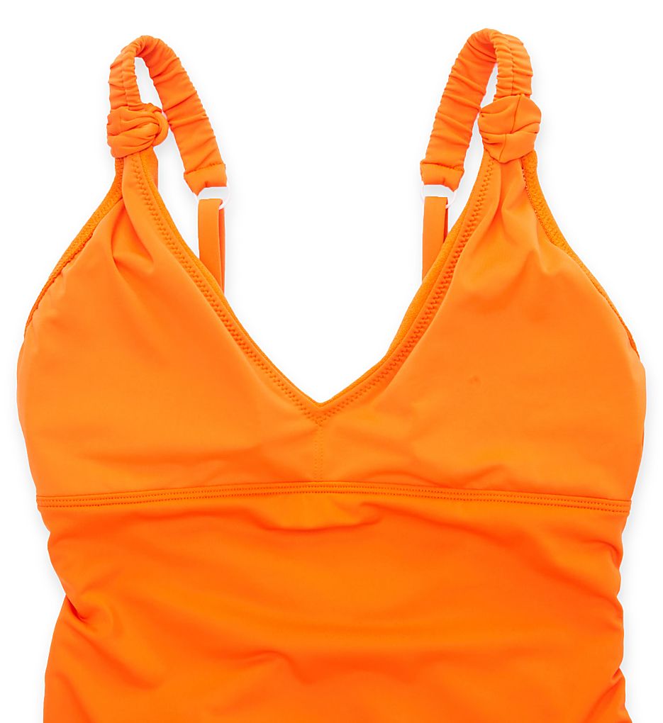 Sanctuary Splash Solids High Leg One Piece Swimsuit