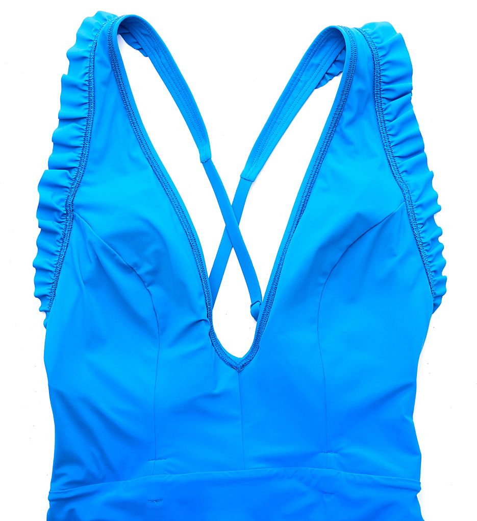  Jelly Beans Cinch Ruffle One Piece Swimsuit