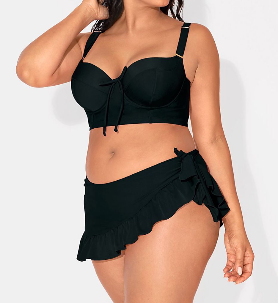  Longline Underwire Bikini Swim Top