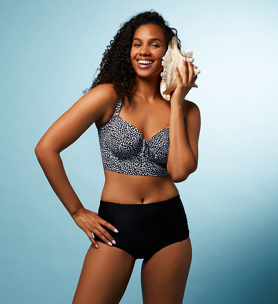  Longline Underwire Bikini Swim Top