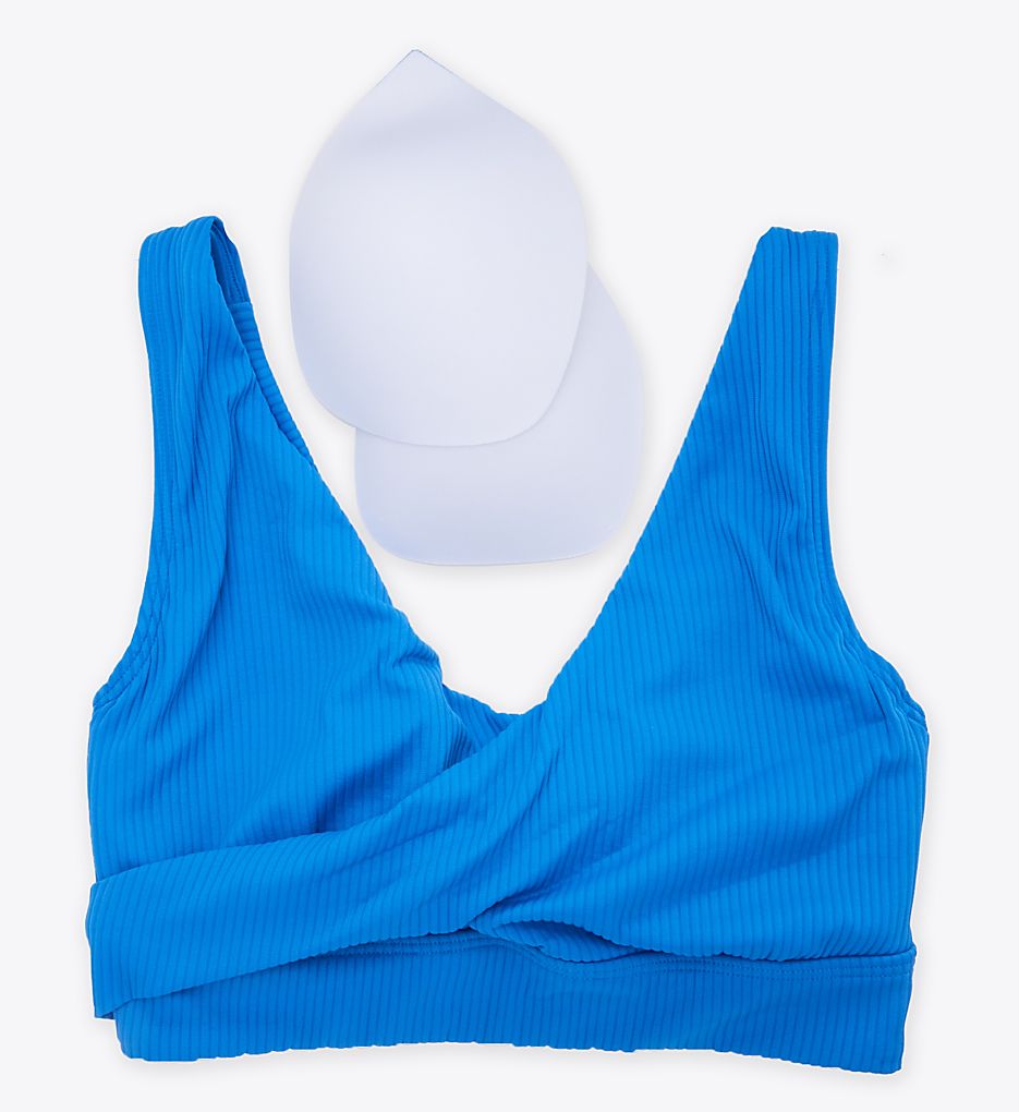  Harbor Blue Sandbar Rib Elsie Swim Top