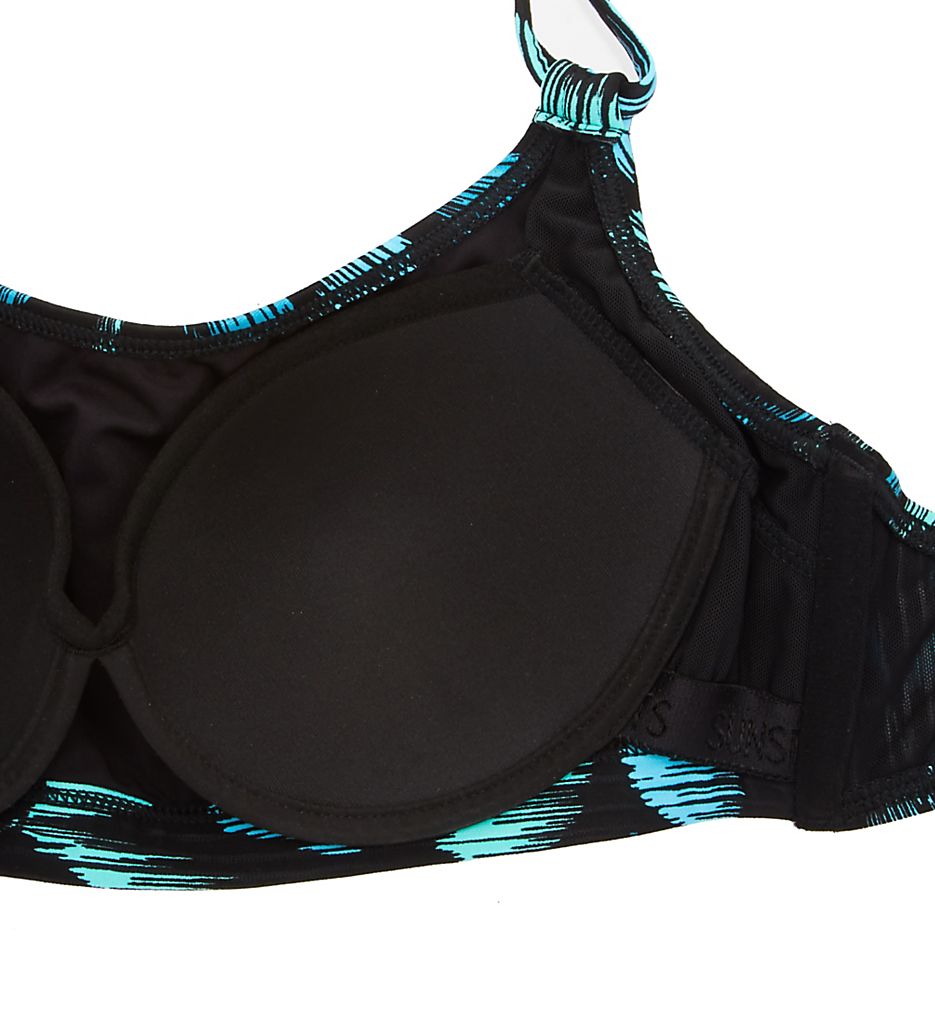  Cascade Seagrass Texture Taylor Bralette Swim Top