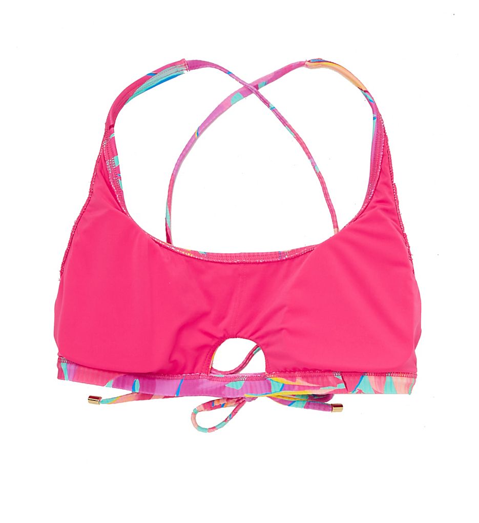  Oasis Sandbar Rib Brandi Bralette Swim Top