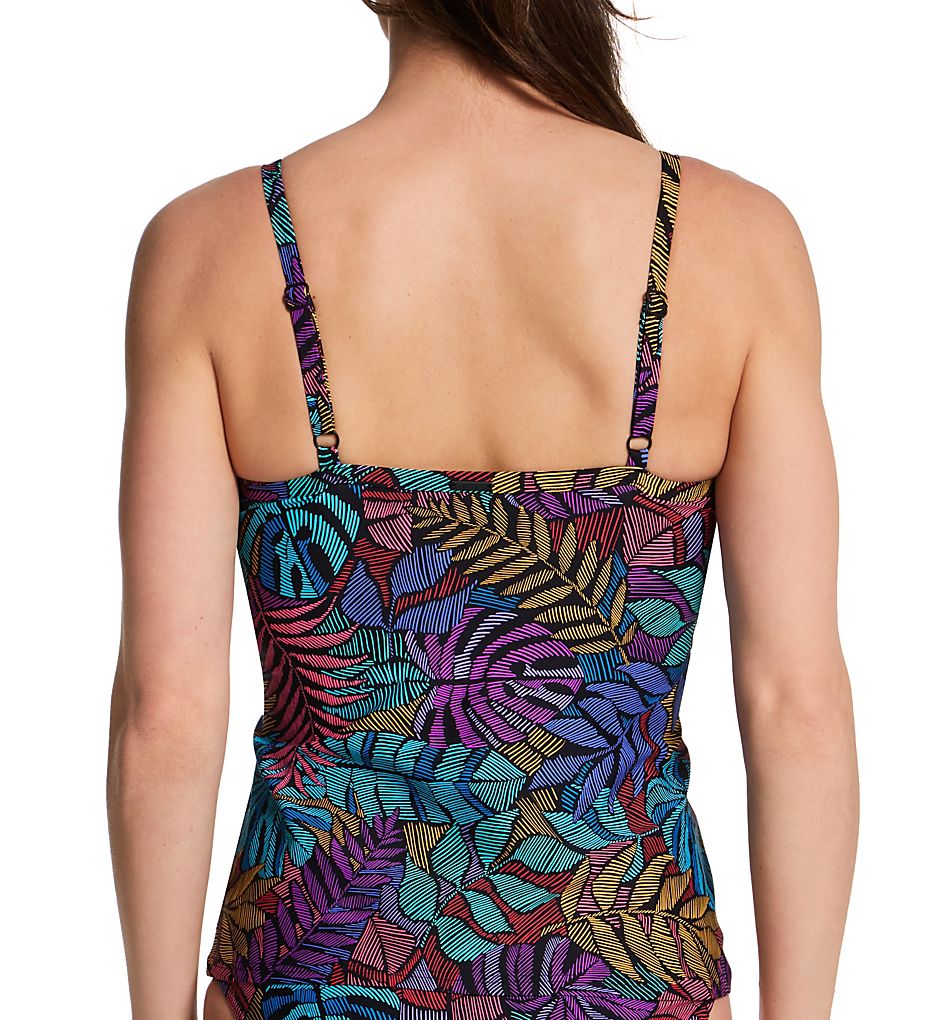  Panama Palms Forever Plunge Tankini Swim Top