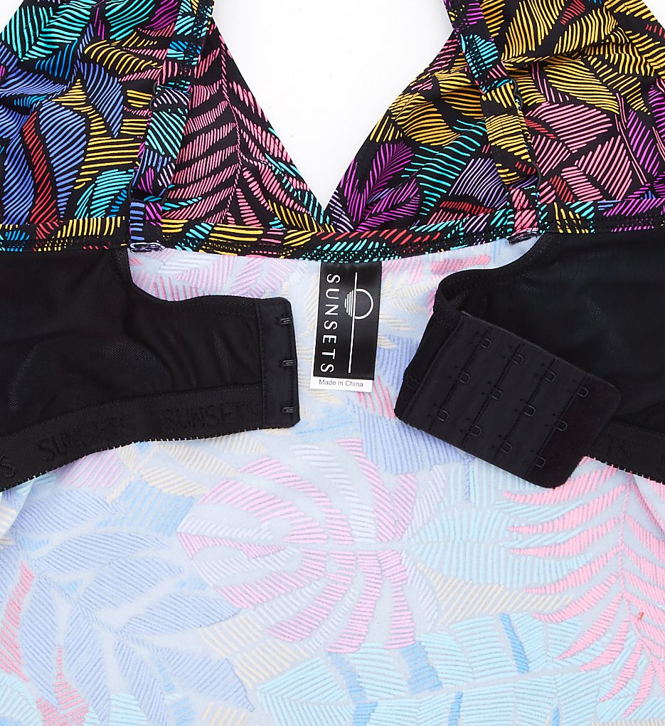  Panama Palms Forever Plunge Tankini Swim Top