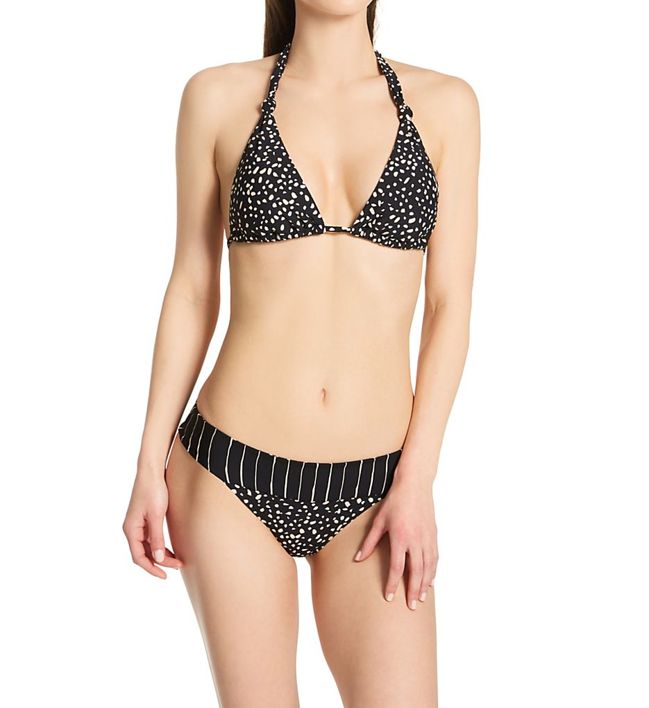  Black Sand Mila Triangle Swim Top