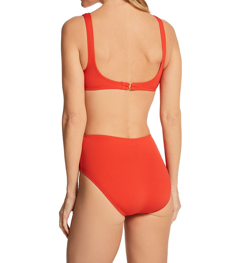 Vince Camuto Serengeti Shades Logo Ring One Piece Swimsuit