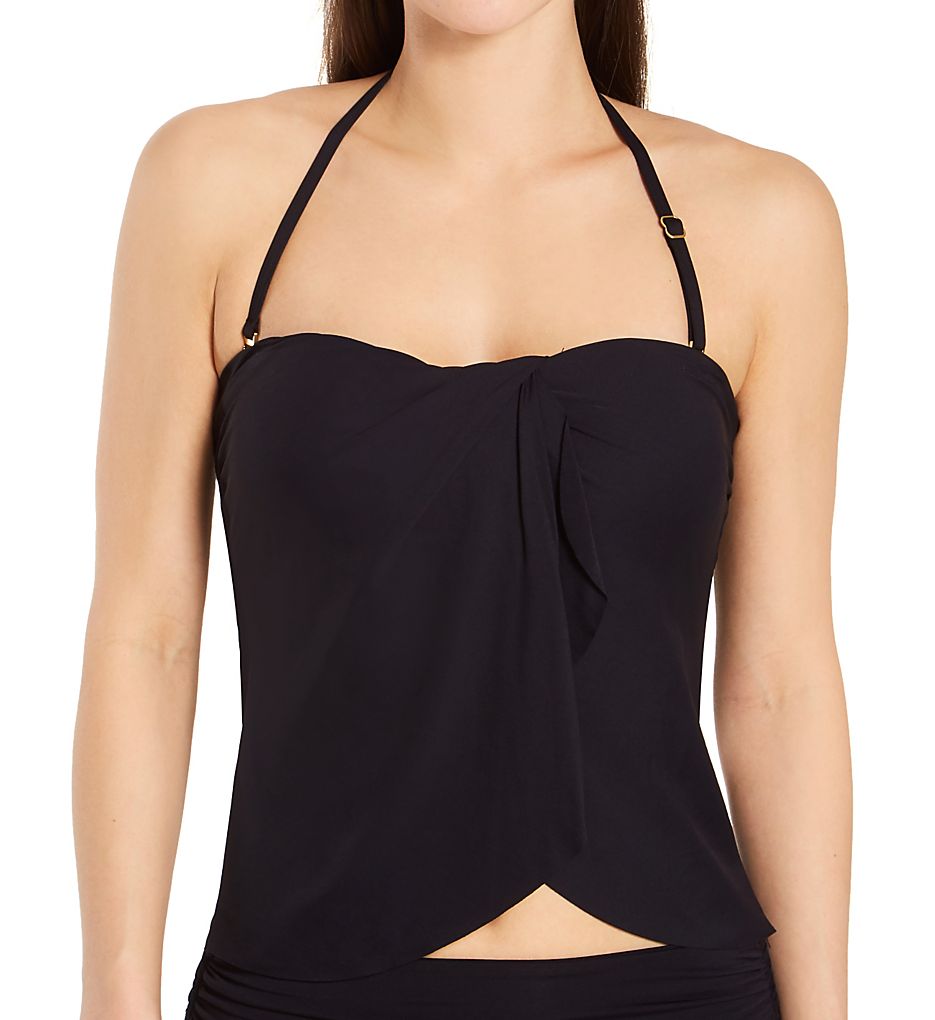 Vince Camuto Sanremo Shades Draped Bandini Swim Top